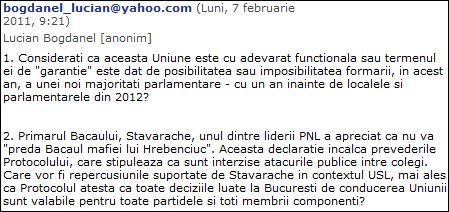 Intrebare