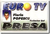 Florin Popescu legitimatie Euro TV