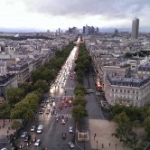 La Defense - vedere de pe Arcul de Triumf