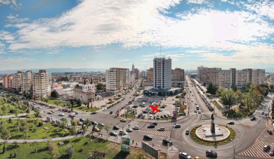 Primaria Bacau - amplasament