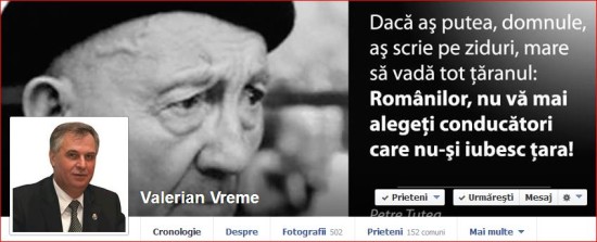 Valerian Vreme Facebook