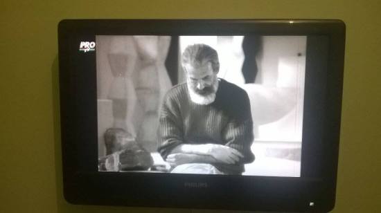 Constantin Brâncuși maimuțărit la tv