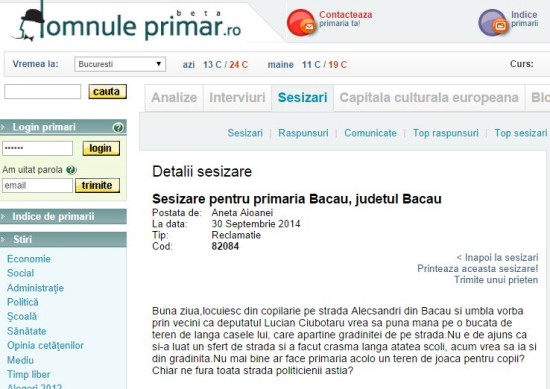 domnule primar