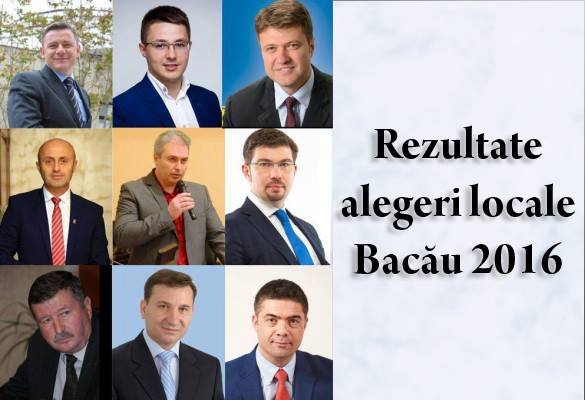 rezultate alegeri locale Bacau 2016
