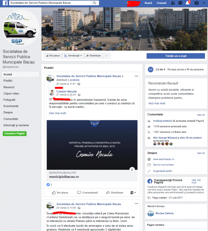facebook sspm bacau